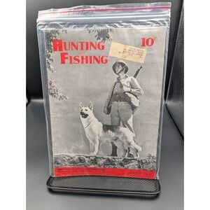 Vintage Hunting and Fishing Magazine January 1943 Outdoorsman Sporting